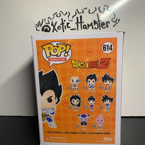 Funko Pop! Dragon Ball Z Metallic VEGETA Windy BoxLunch Exclusive - Picture 3 of 6